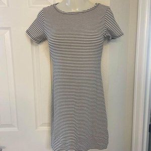 Black and White Body-con Dress